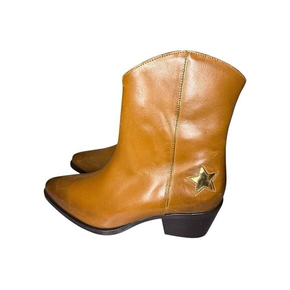 NEW Thursday Boot Co Country Star Sedona Brown Womens Western Leather Boots sz 8 - Picture 2 of 9
